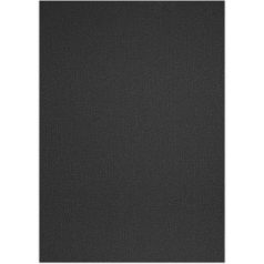Alapkarton A4, Black / Ursus Structure cardboard (25 ív)