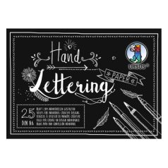   Papírtömb A6, Black Fekete/ Ursus Handlettering Papier (25 ív)