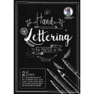 Papírtömb A4, Black Fekete/ Ursus Handlettering Papier (25 ív)