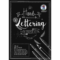   Papírtömb A4, Black Fekete/ Ursus Handlettering Papier (25 ív)