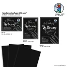 Papírtömb A4, Black Fekete/ Ursus Handlettering Papier (25 ív)