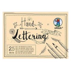   Papírtömb A6, Creme Krém/ Ursus Handlettering Papier (25 ív)