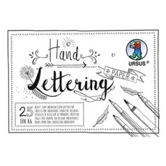   Papírtömb A6/200grs, White Fehér/ Ursus Handlettering Papier (25 ív)