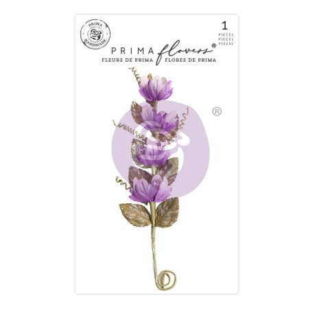 Virág díszítőelem , Aquarelle Dreams Wilderness/ Prima Marketing Flowers (1 db)
