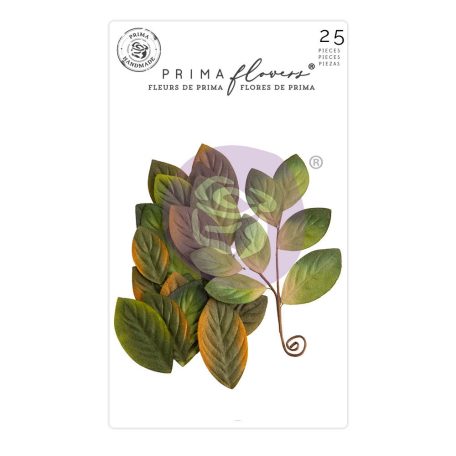 Virág díszítőelem , Magnolia Rouge Elegant Greenery/ Prima Marketing Flowers (1 csomag)