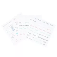 Matrica készlet , Journal / NV Sticker Sheets (3 ív)