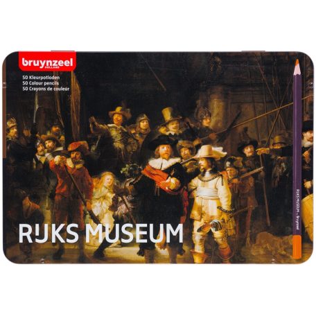 Színesceruza készlet , Rijn Museum / Bruynzeel Color pencils (50 db)