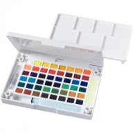   Sakura Koi akvarellfesték készlet - 48 szín , Water Colors Pocket Field Sketch Box / 48 half pans - 1 (csomag)