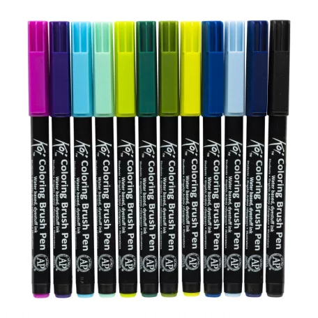 Sakura Koi Ecsetfilc készlet, Color set / Colouring Brush Pen (24 db)