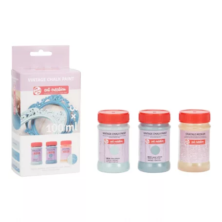 Talens Art Creation krétafesték készlet - Blues - Vintage Chalk Paint (1 csomag)