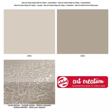 Talens Art Creation krétafesték készlet - Beiges - Vintage Chalk Paint (1 csomag)