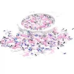   Flitter díszítőelem , Unicorn Sparkle / Picket Fence Studios Sequin Mix (1 csomag)