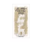Tim Holtz Díszítőelem - Salvaged Deer - Idea-ology Tim Holtz Christmas (2 db)