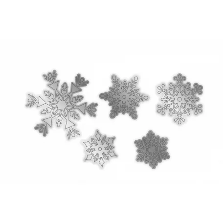 Vágósablon , Sparkling Snowflakes / CC Metal Die (1 csomag)