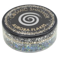   Fémes hatású pelyhek 50 ml, Enchanted Forest / Cosmic Shimmer Aurora Flakes (1 db)
