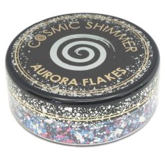   Fémes hatású pelyhek 50 ml, Confetti / Cosmic Shimmer Aurora Flakes (1 db)