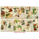 Papírkészlet 8" (120 cm), Christmas Cards / Decorer Scrapbook Paper (24 ív)
