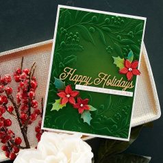  Domborító mappa , Holiday Floral Swag / Spellbinders 3D Embossing Folder (1 db)