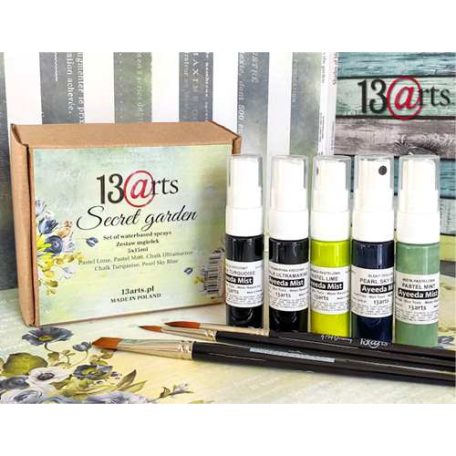 Festék permet , Secret Garden / 13@rts Set of waterbased sprays (1 csomag)
