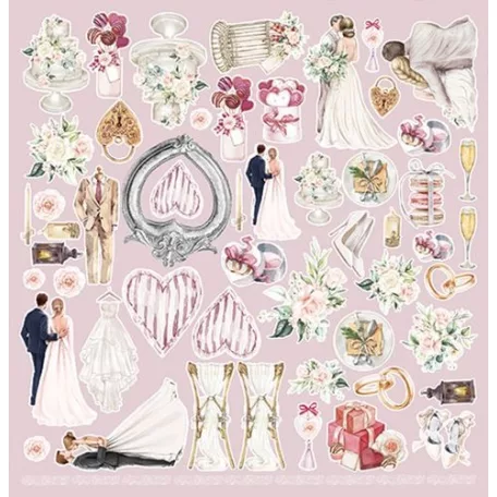 Kivágóív , Lovely Memories / Alchemy of Art Double-sided paper (1 csomag)