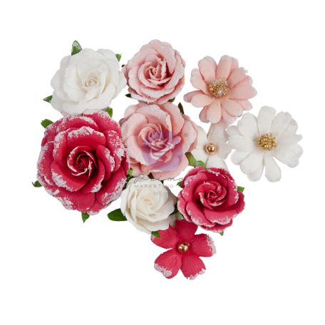 Virág díszítőelem , Love Notes Sweet Melody/ Prima Marketing Flowers (1 csomag)