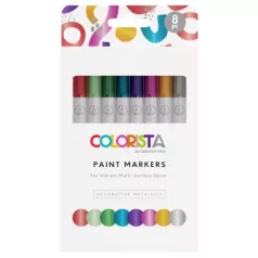   Akril marker , Decorative Metallics Paint Marker/ Spectrum Noir Colorista (8 db)
