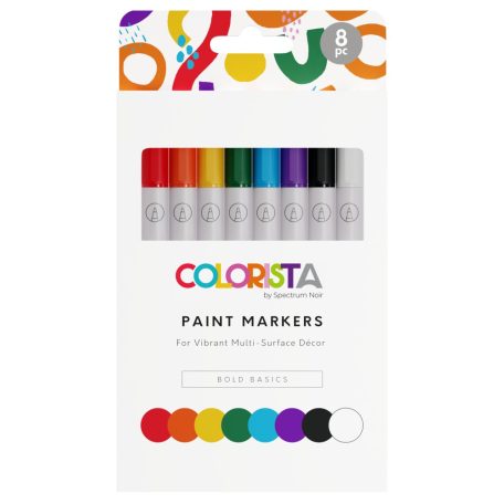 Akril marker , Bold Basics  Paint Marker/ Spectrum Noir Colorista (8 db)