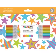   Kétoldalas alkoholos filctoll , Positive Vibes Colouring Kit/ Spectrum Noir Colorista (1 csomag)