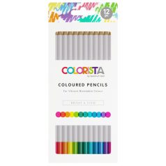   Színesceruza készlet , Bright & Vivid Coloured Pencil/ Spectrum Noir Colorista (12 db)