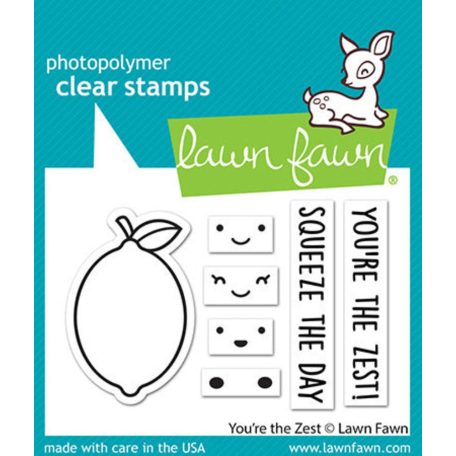 Szilikonbélyegző LF3015, You're The Zest / Lawn Fawn Clear Stamps (1 csomag)