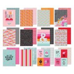   Papírkészlet 6"x8", Paper Pad / Simple Stories Heart Eyes (24 lap)