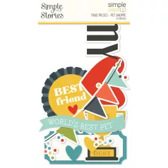   Kivágatok , Simple Pages Pieces / Simple Stories Pet Shoppe (1 csomag)