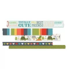   Dekorációs ragasztószalag , Washi Tape / Simple Stories Pet Shoppe (5 db)