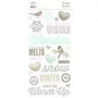 Matrica , Foam Stickers / Simple Stories Simple Vintage Winter Woods (2 ív)