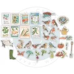   Chipboard matrica , Chipboard Ephemera / Craft Consortium Little Robin Redbreast (1 csomag)