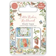   Dekorációs ragasztószalag , Washi Tape / Craft Consortium Little Robin Redbreast (2 db)
