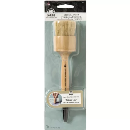 Stencilező ecset - 1 1/2 Inch, Stencil Brush / Folkart Brush (1 db)