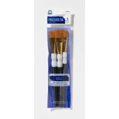   Ecset , Premium Wash Brushes Soft Grip / Folkart Brush (3 db)