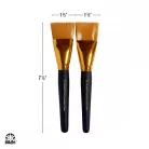 Ecset - lapos , Premium Basecoating Brushes / Folkart Brush (2 db)