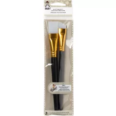   Szilikon ecset , Glitterific Silicone Spreader / Folkart Brush (2 db)