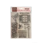 Szilikonbélyegző , Create Happiness Welcome Home Birds/ Stamperia Clear Stamps (1 csomag)