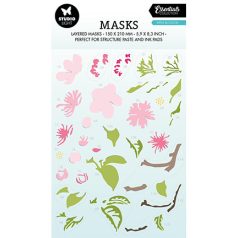 Stencil , Spring flowers Essentials nr.173 / SL Mask (1 db)