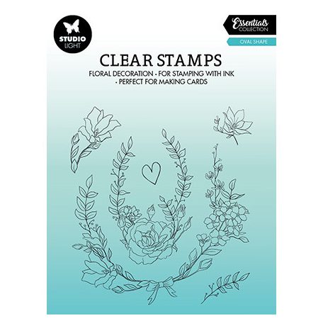 Szilikonbélyegző , Oval Essentials nr.363 / SL Clear Stamps (1 csomag)