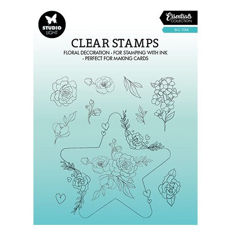 Szilikonbélyegző , Big Star Essentials nr.367 / SL Clear Stamps (1 csomag)