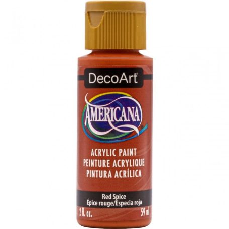 Akrilfesték - matt 59 ml, Red Spice / DecoArt Americana® Acrylics (1 db)