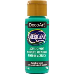   Akrilfesték - matt 59 ml, Paradise Green / DecoArt Americana® Acrylics (1 db)