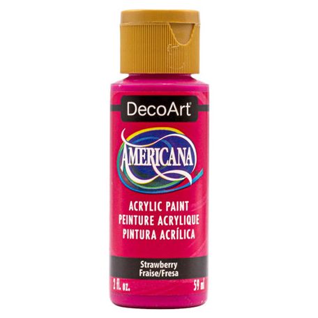 Akrilfesték - matt 59 ml, Strawberry / DecoArt Americana® Acrylics (1 db)