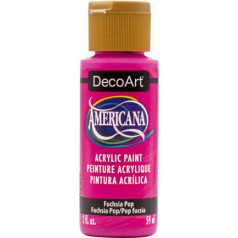   Akrilfesték - matt 59 ml, Fuchsia Pop / DecoArt Americana® Acrylics (1 db)
