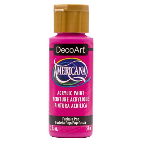 Akrilfesték - matt 59 ml, Fuchsia Pop / DecoArt Americana® Acrylics (1 db)