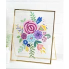 12 db Akrilfesték - selyemfényű 59ml - Modern Floral - DecoArt Americana® Multi-Surface Satin (1 csomag)